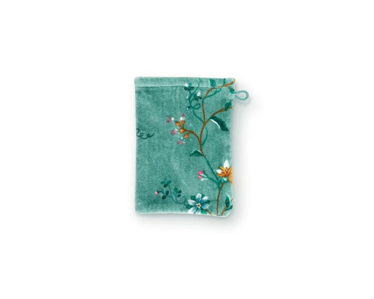 PiP Studio Waschhandschuh Les Fleurs Grün Baumwolle - Bild 2
