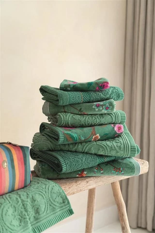 PiP Studio Handtuch Tile Pip Green 70X140 Grün 100% Baumwolle - Bild 4