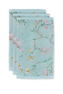 PiP Studio Handtuch-Set Les Fleurs Blue 30x50 cm 3-teilig Baumwolle Bild 1