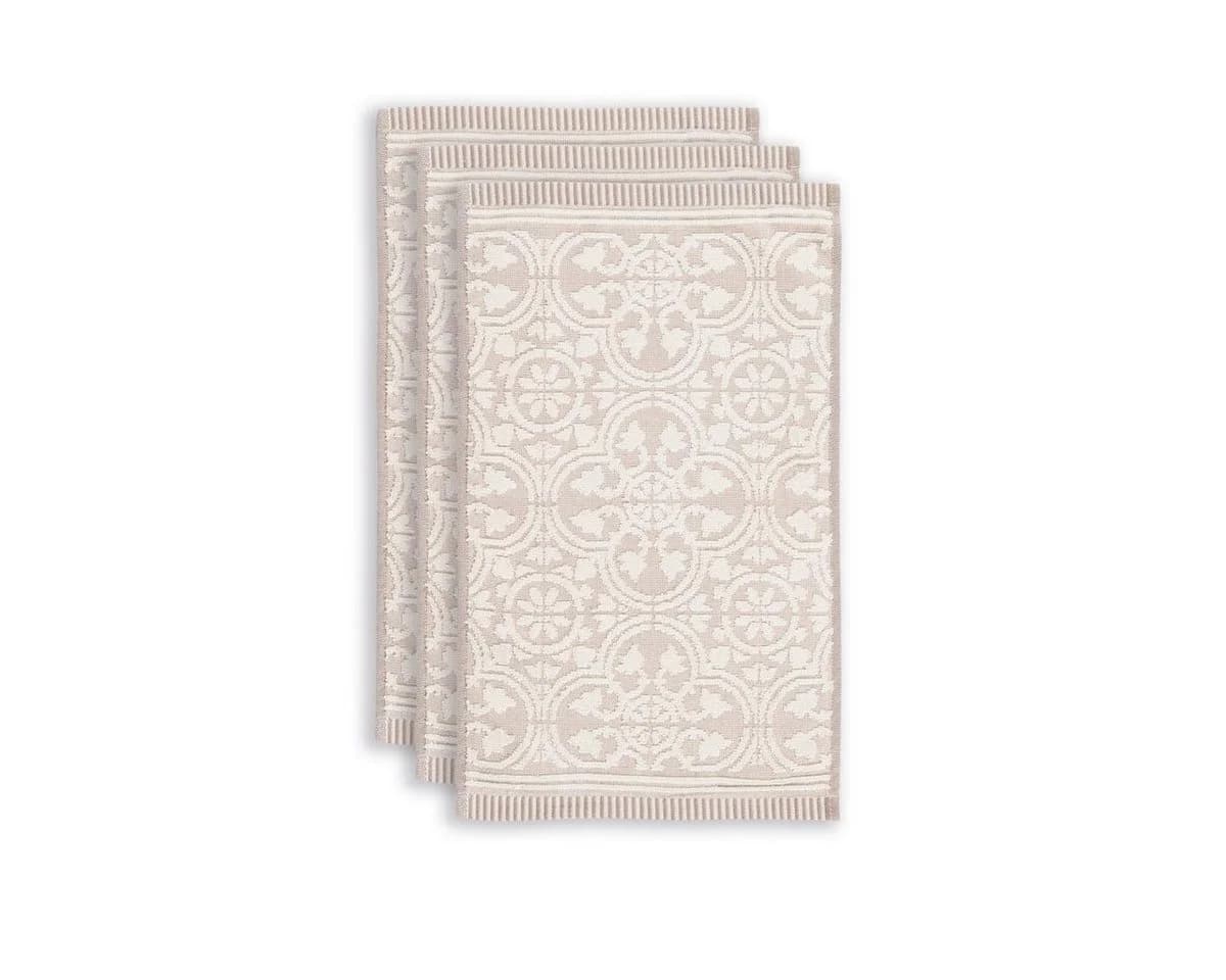 PiP Studio Handtuch Tile Pip Khaki 30x50 cm Set 3-teilig - Bild 3