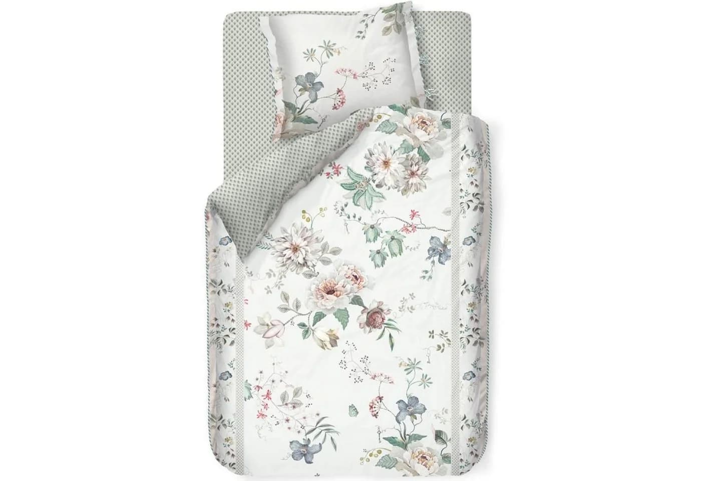 PiP Studio Bettwäsche Tokyo Bouquet Weiß Perkal 2-teilig - Bild 2