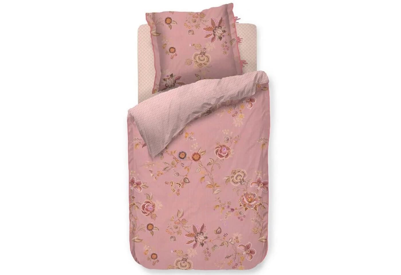 PiP Studio Bettwäsche Cece Fiore Rosa Perkal 2-teilig Fantasieblumen - Bild 2