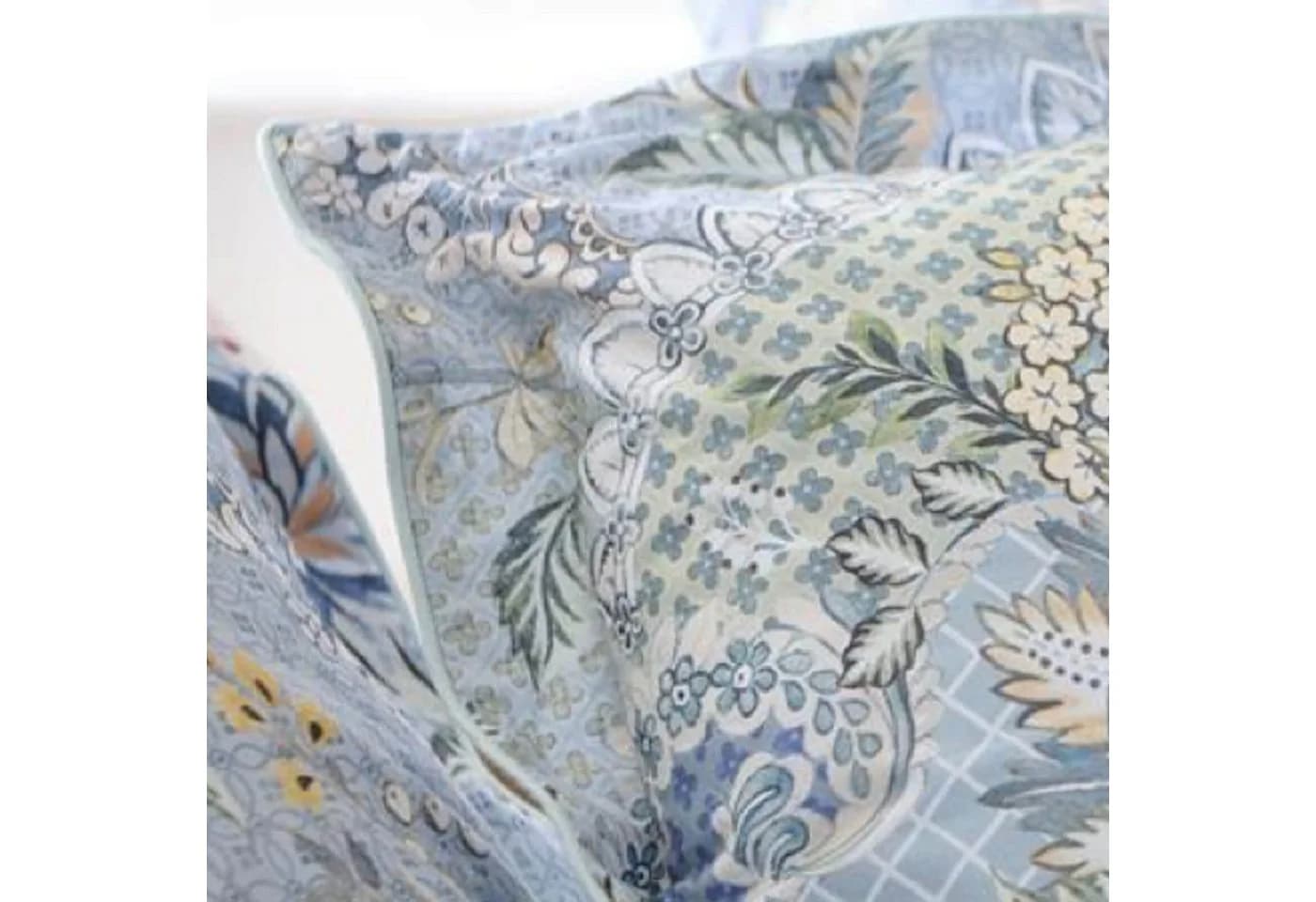 PiP Studio Dekokissen Saluti Grandi Hellblau 100% Baumwolle Blumen-Mandala