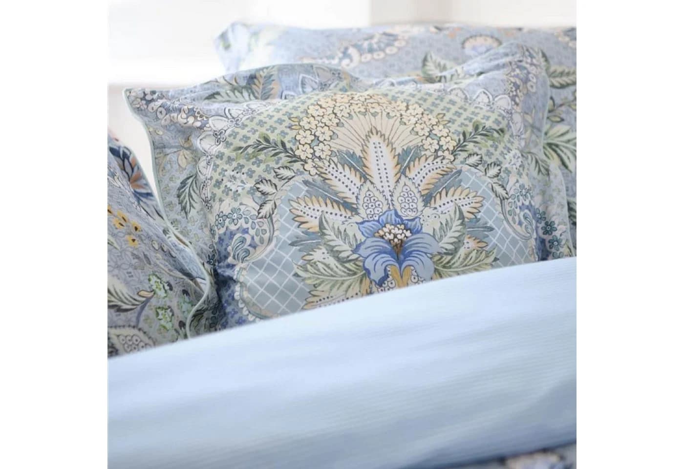 PiP Studio Dekokissen Saluti Grandi Hellblau 100% Baumwolle Blumen-Mandala - Bild 2