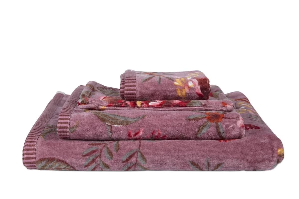 PiP Studio Gästehandtuch Secret Garden Mauve Velours - Bild 2