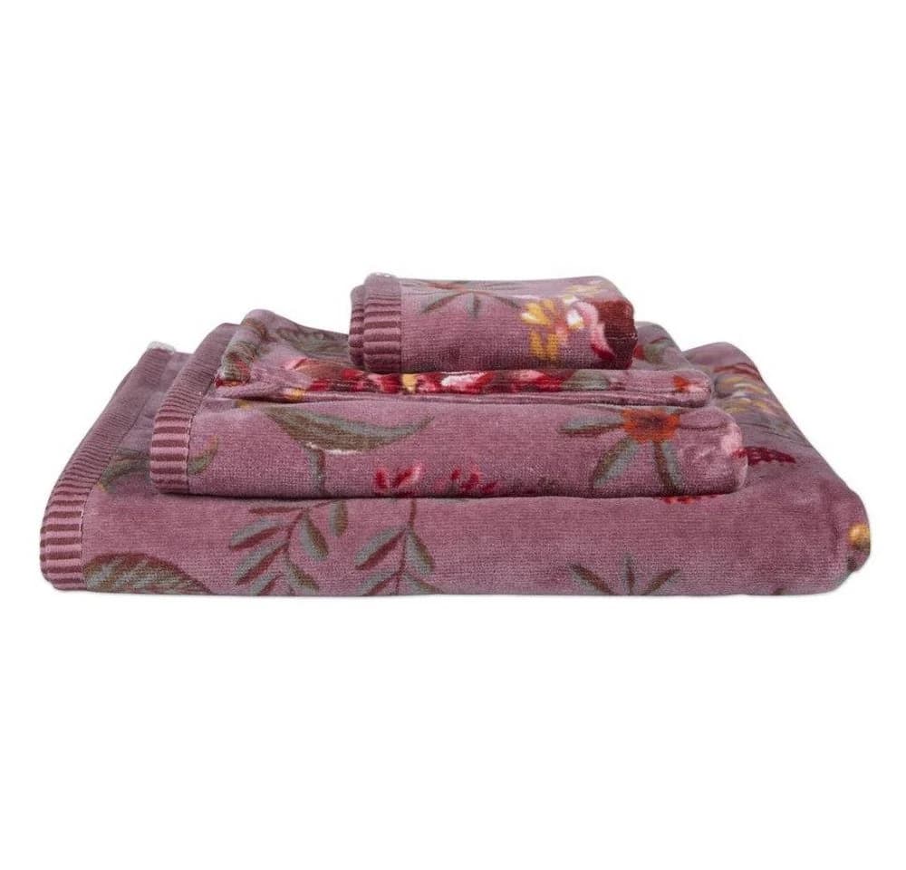PiP Studio Gästehandtuch Secret Garden Mauve Velours - Bild 5