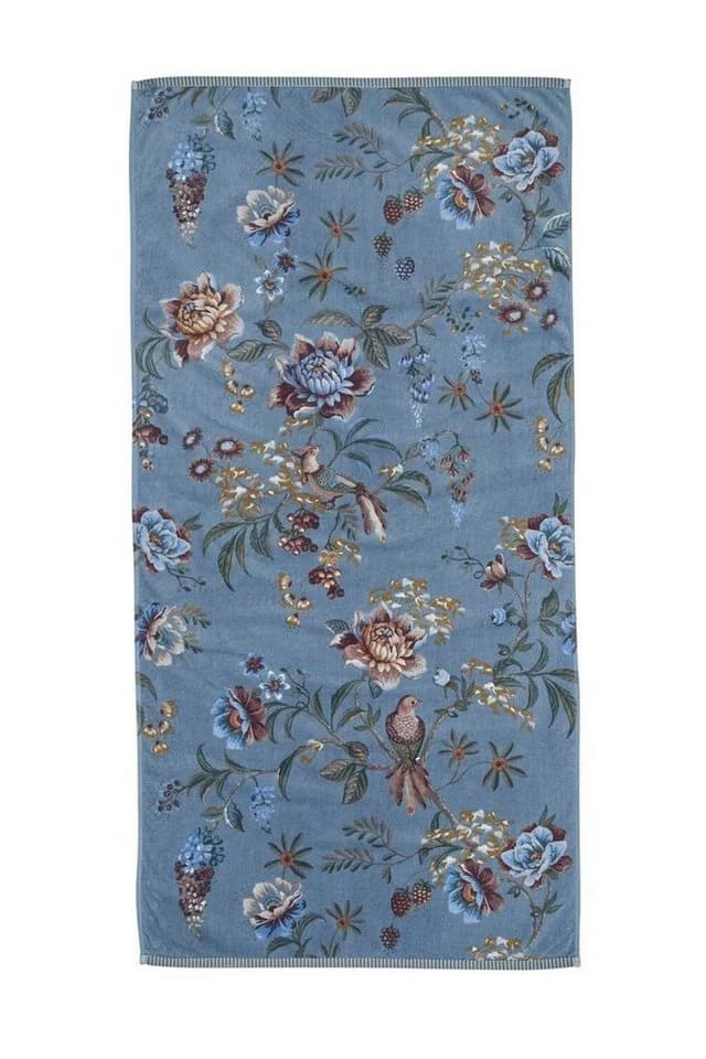 PiP Studio Duschtuch Secret Garden Blau Frottiervelours - Bild 2