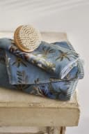PiP Studio Duschtuch Secret Garden Blau Frottiervelours Bild 3