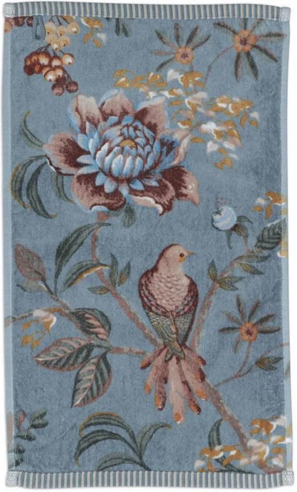 PiP Studio Gästehandtuch Secret Garden Velours Blau - Bild 2