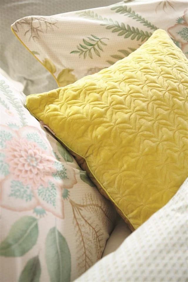 PiP Studio Dekokissen Quilty Dreams Strahlendes Gelb 45x45cm