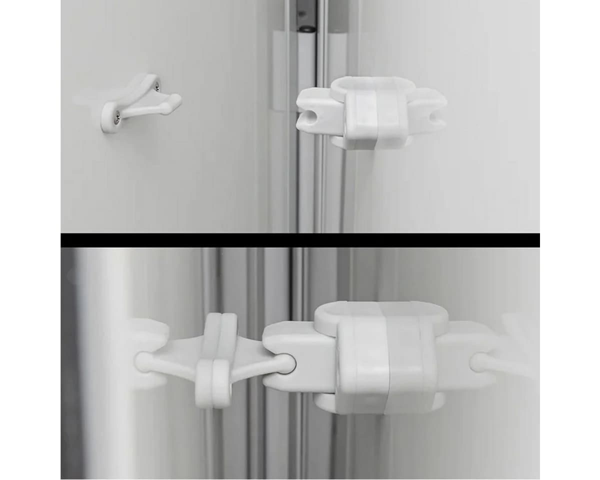 ProPlus Wandtürstopper Türfänger Grau Schwenkbar (2 St) - Bild 4