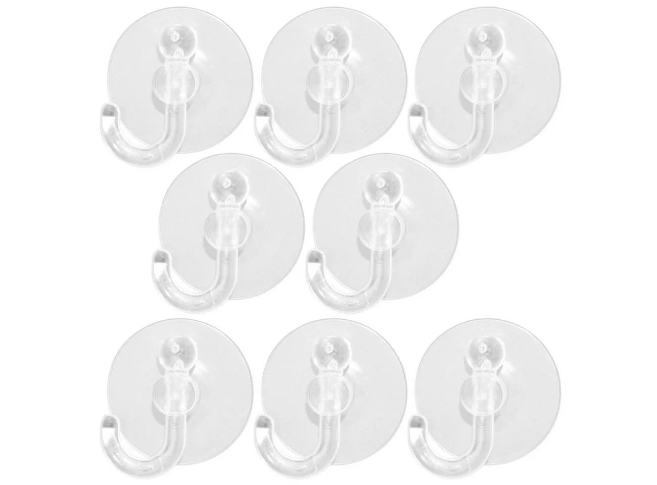 Storage solutions Saugnapfhaken 8er-Set Transparent Ohne Bohren - Bild 2