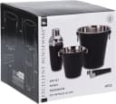 Koopman Cocktail-Set 4-tlg. Schwarz Metall mit Flaschenkühler, Shaker & Eiseimer Bild 4