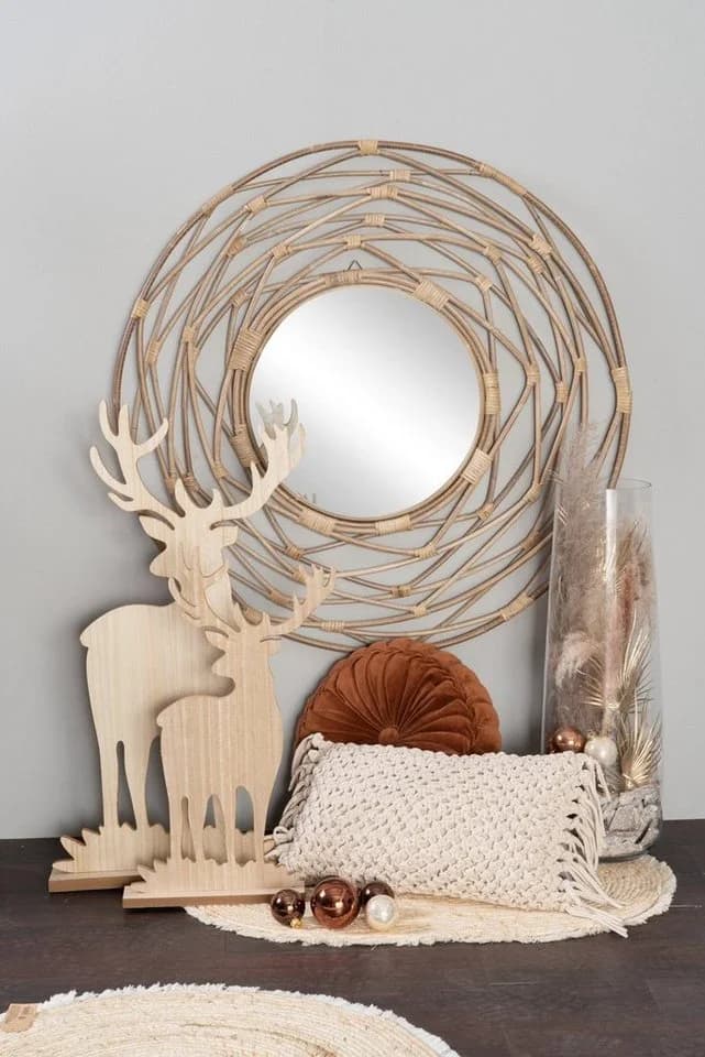 Excellent Houseware Teppich Maisstrohteppich Beige Boho - Bild 5