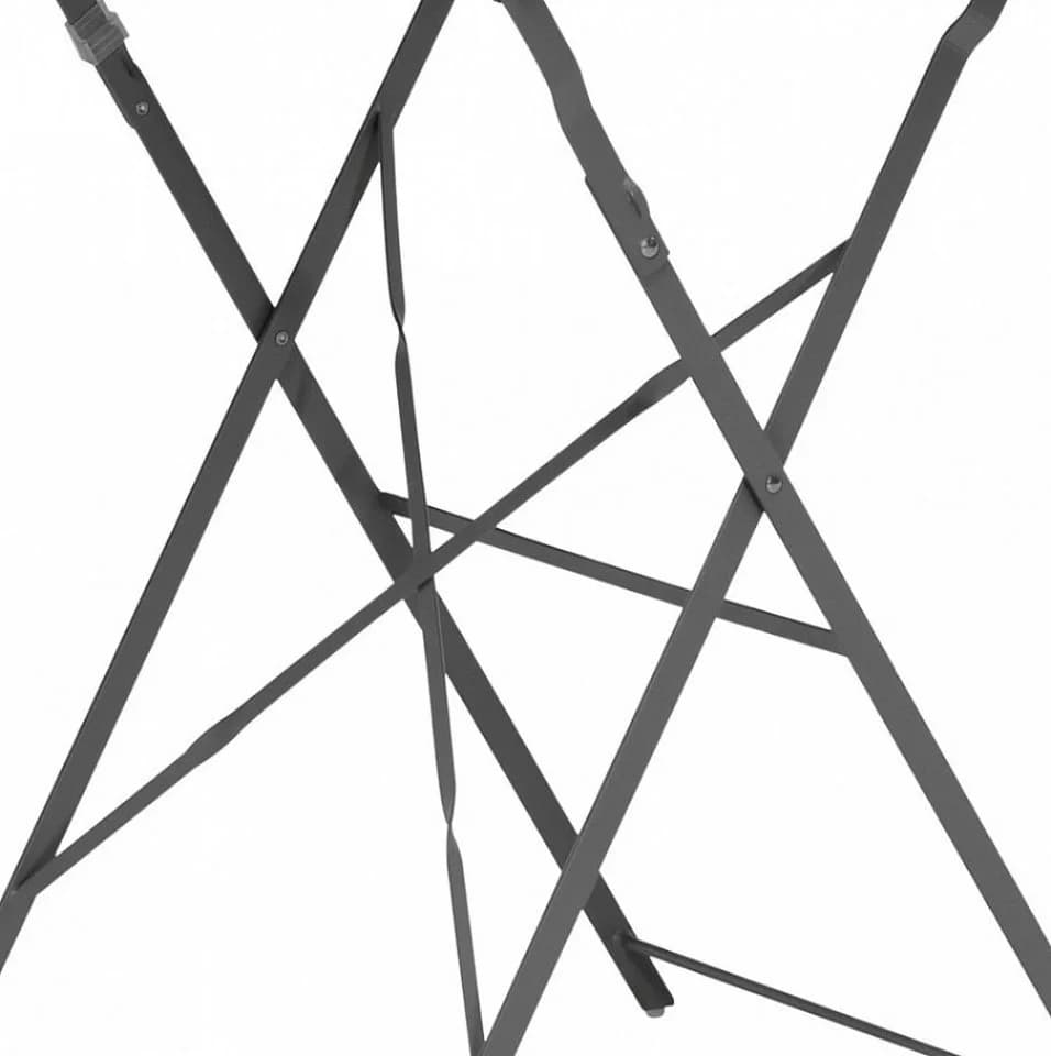 Koopman Klapptisch Metall Rund Anthrazit Ø 60 cm