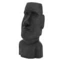 ECD Germany Moai Dekofigur Anthrazit Polyresin Gartenfigur Bild 2
