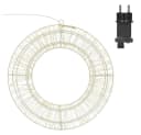 ECD Germany Dekokranz mit 960 LEDs & Timer, Ø38cm, Warmweiß, IP44 Bild 1