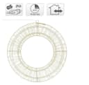 ECD Germany Dekokranz mit 960 LEDs & Timer, Ø38cm, Warmweiß, IP44 Bild 4