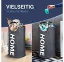 WELLENBORG Faltbarer Wäschekorb Dunkelgrau 82L Bild 1