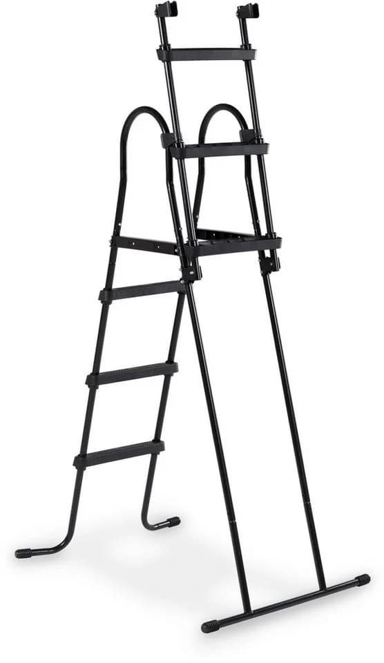 EXIT Poolleiter für Rahmenhöhen 91-107 cm, Schwarz, mit Anti-Rutsch-Sprossen