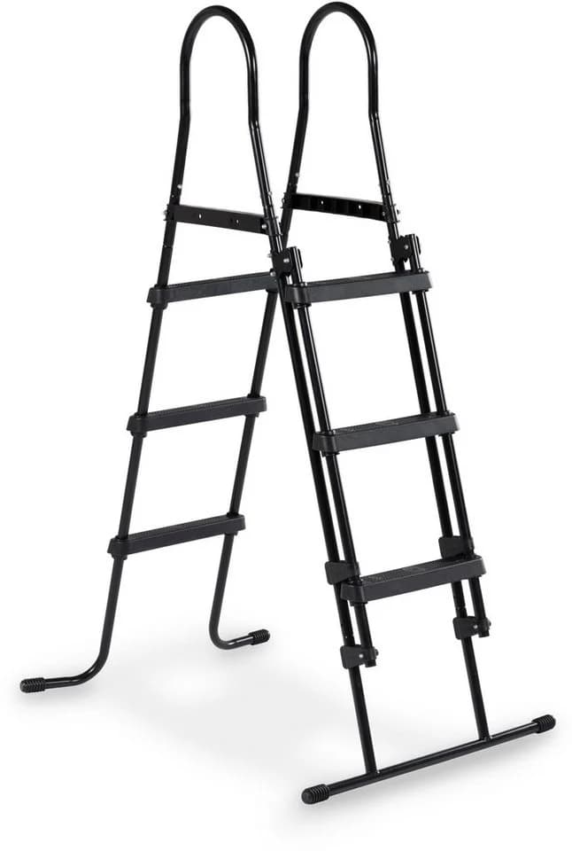 EXIT Poolleiter für Rahmenhöhen 91-107 cm, Schwarz, mit Anti-Rutsch-Sprossen - Bild 2