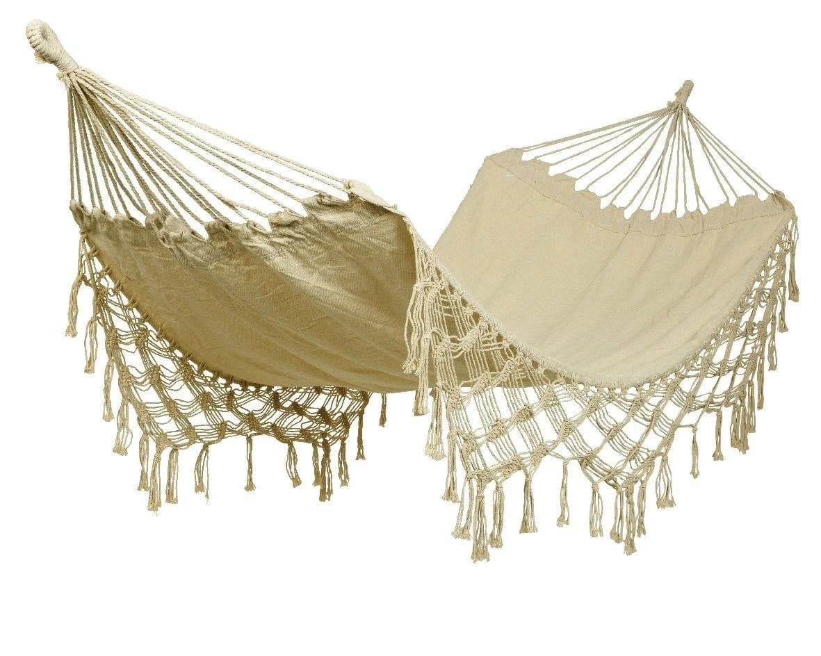 Hängematte Beige Polyester-Baumwoll