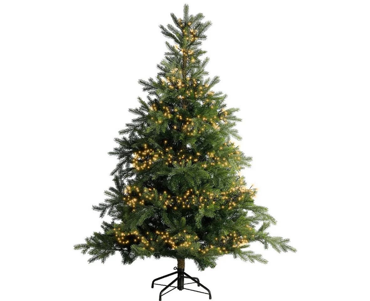 Lumineo LED-Lichterkette Cluster 3000 LED 28 m Klassisch Warm Schwarz - Bild 5