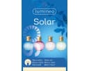 Lumineo LED Solarleuchte 4er Set - Bunte Gartenleuchten Bild 3