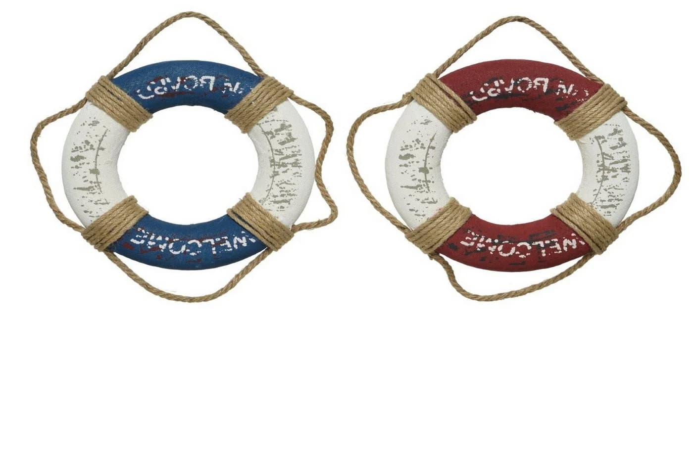 Kaemingk Deko-Rettungsring Schaumstoff Maritim Rot/Blau