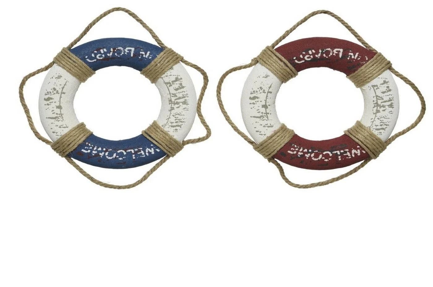 Kaemingk Deko-Rettungsring Schaumstoff Maritim Rot/Blau - Bild 2