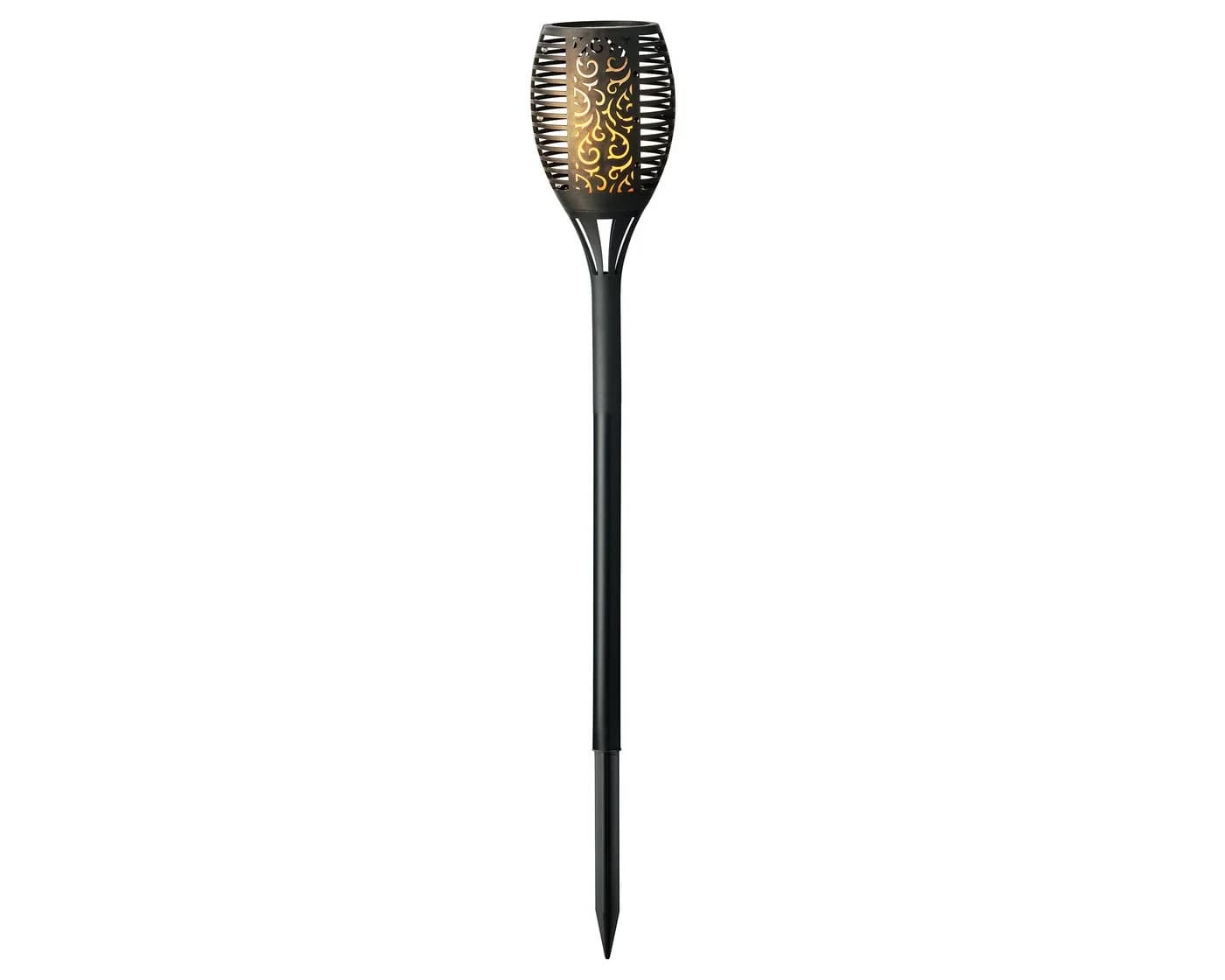 Lumineo LED Solar Gartenleuchte Schwarz Flacker-Effekt - Bild 3