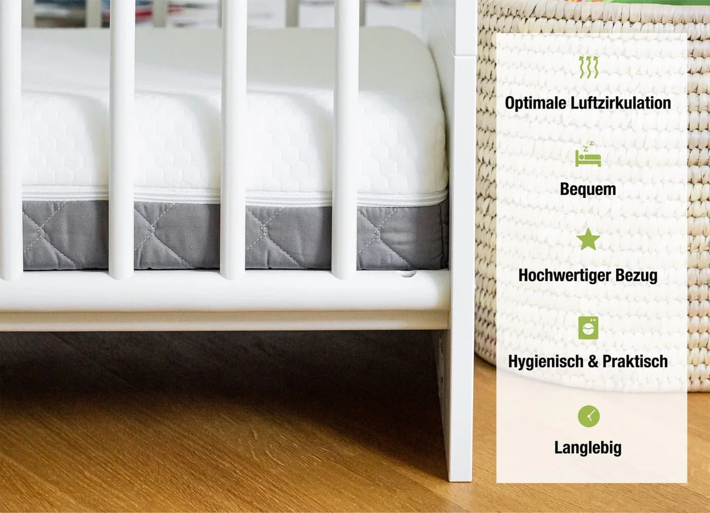 Ehrenkind Babymatratze Royal 10 cm Höhe OEKO-TEX
