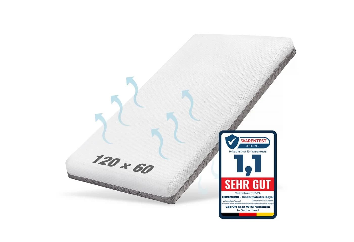 Ehrenkind Babymatratze Royal 10 cm Höhe OEKO-TEX - Bild 2