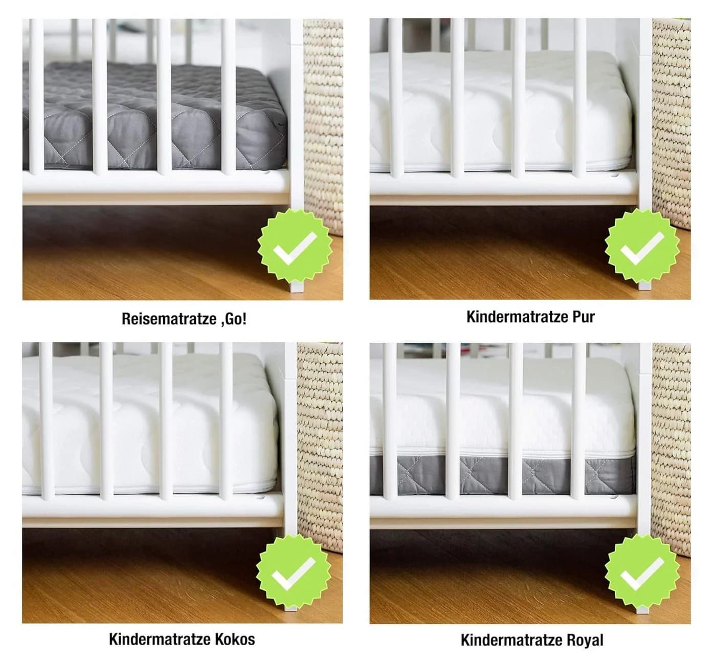 Ehrenkind Babymatratze mit Kokosplatte & Hygienebezug OEKO-TEX - Bild 5