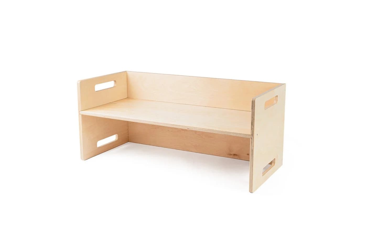 Ehrenkind Kinderhocker Montessori Wendehocker & Wendebank Birkenschichtholz - Bild 2