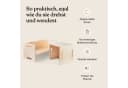 Ehrenkind Kinderhocker Montessori Wendehocker & Wendebank Birkenschichtholz Bild 3