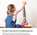 Ehrenkind Balanciersteine, nachhaltig und natürliches Massivholz, (FSC® zertifiziert), Montessori Spielzeug Bild 1
