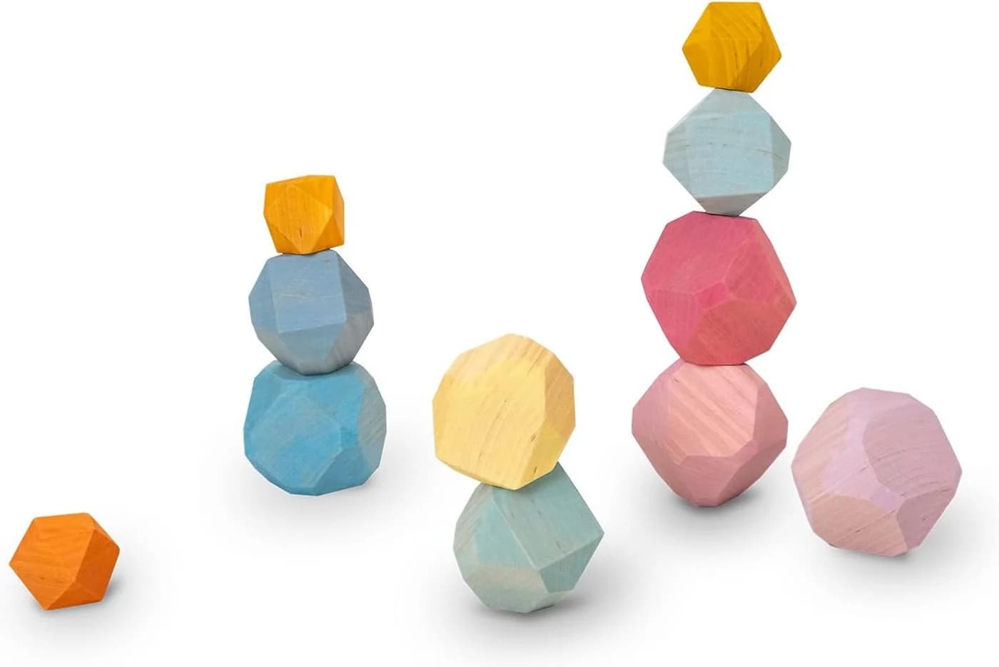 Ehrenkind Balanciersteine, nachhaltig und natürliches Massivholz, (FSC® zertifiziert), Montessori Spielzeug - Bild 2