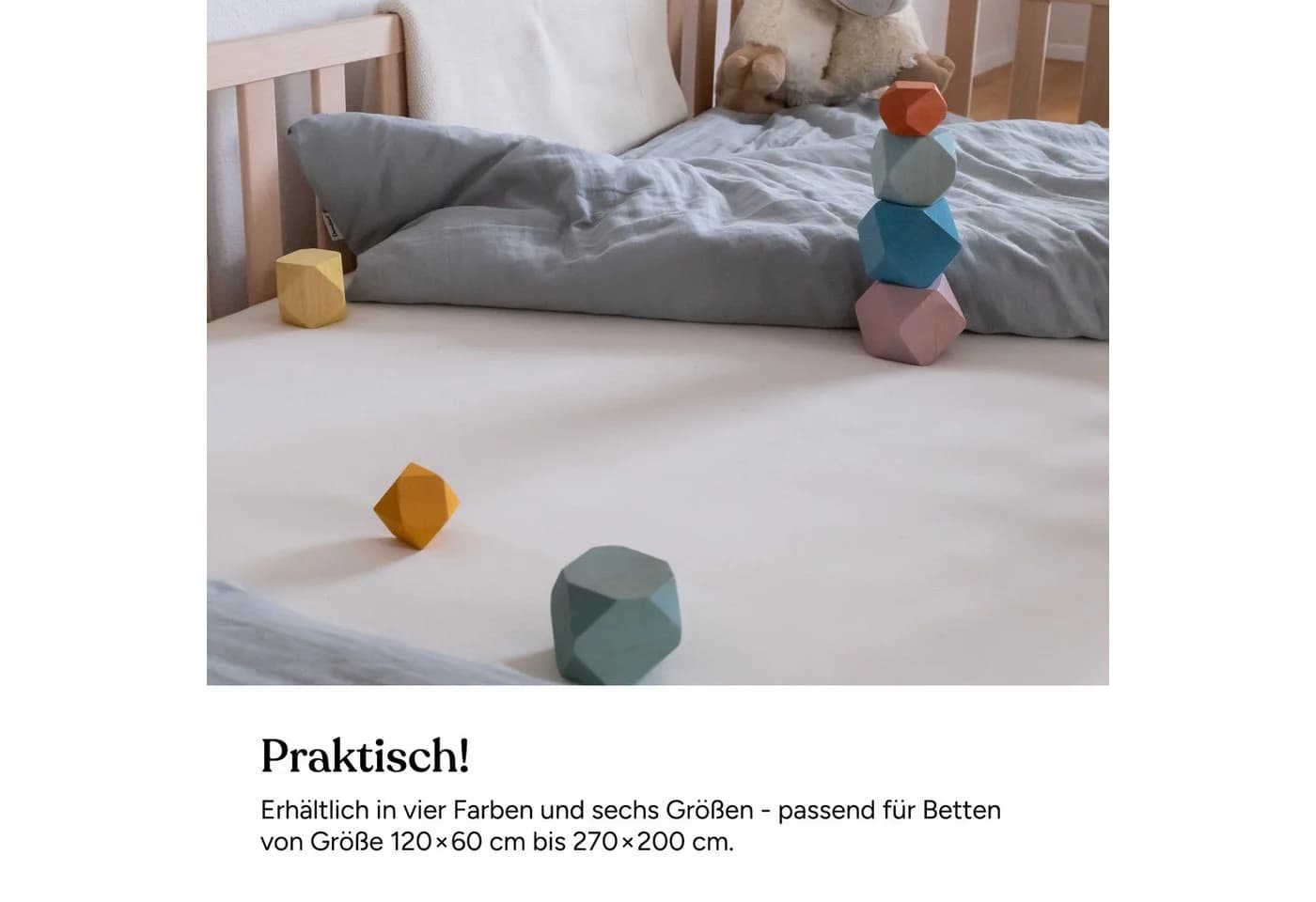 Ehrenkind Spannbettlaken Bio-Baumwolle 60x120 cm - Bild 3
