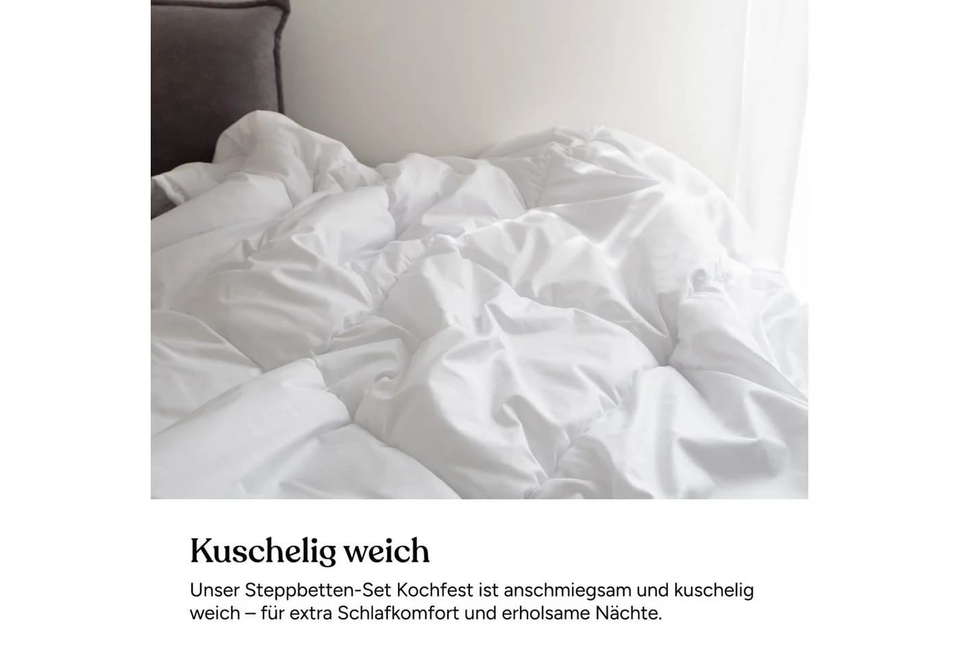 Ehrenkind Steppbett + Kopfkissen Kinder-Set 100x135 cm - Bild 5
