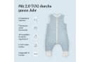 Ehrenkind Babyschlafsack mit Beinen Bio-Baumwolle & Schurwolle Ganzjährig Bild 3