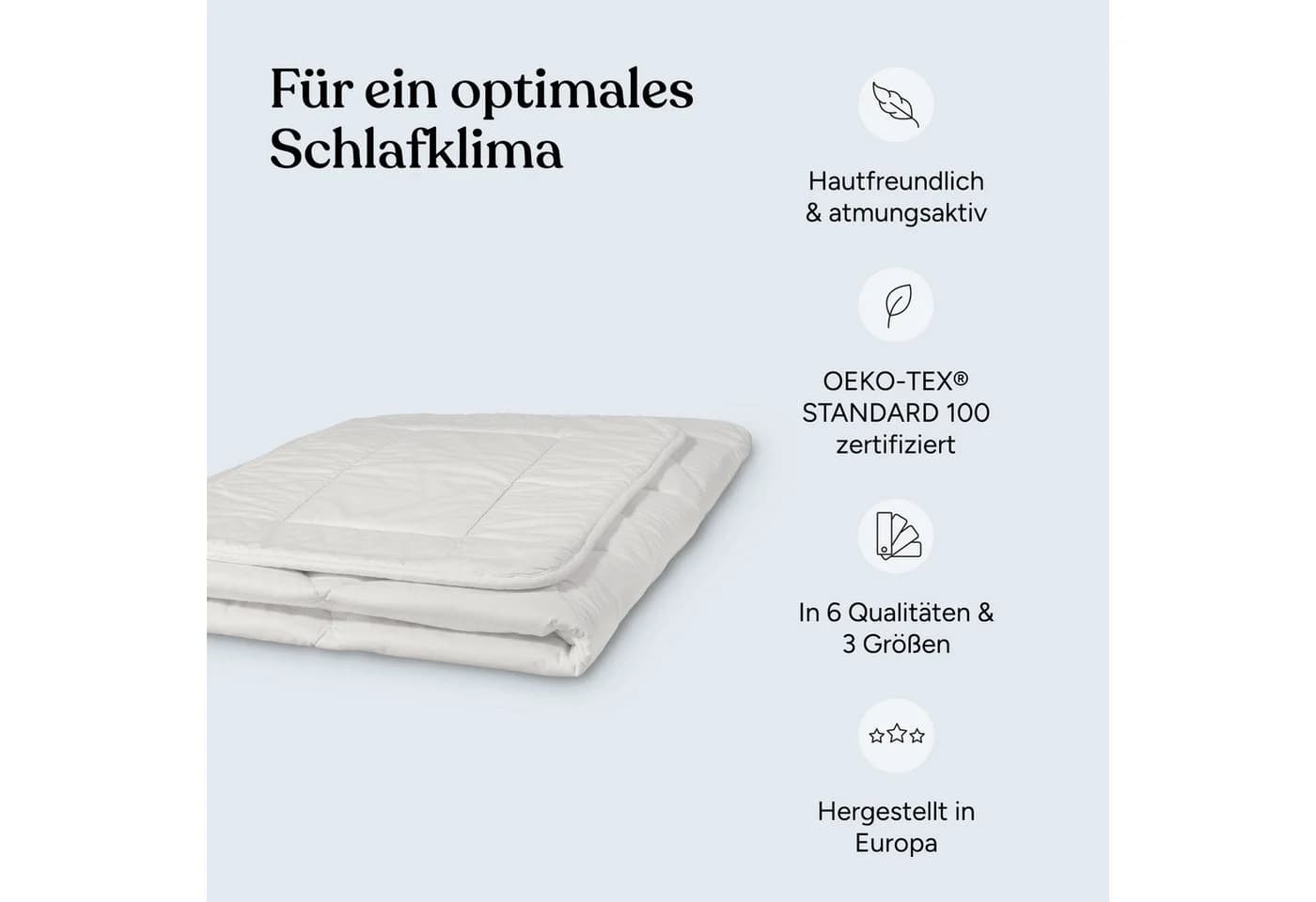 Ehrenkind Steppbett + Kopfkissen Kinder-Set Standard - Bild 3