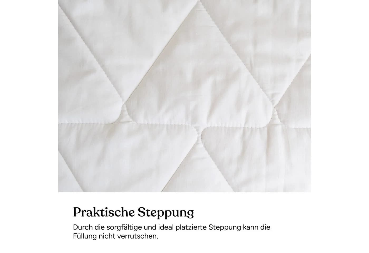 Ehrenkind Steppbett + Kopfkissen Kinder-Set Standard - Bild 5