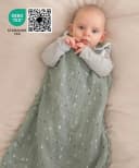 Ehrenkind Babyschlafsack Sommer Grau Weiß 100% Bio-Baumwolle Bild 1