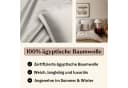 Amqua Bettwäsche Luxus Mako Satin Beige 100% Ägyptische Baumwolle Bild 1