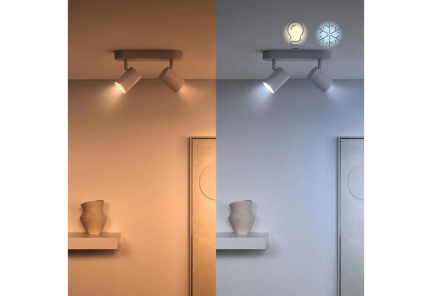 WiZ LED-Leuchtmittel White & Color GU10 Tunable 60W Glas - Bild 3