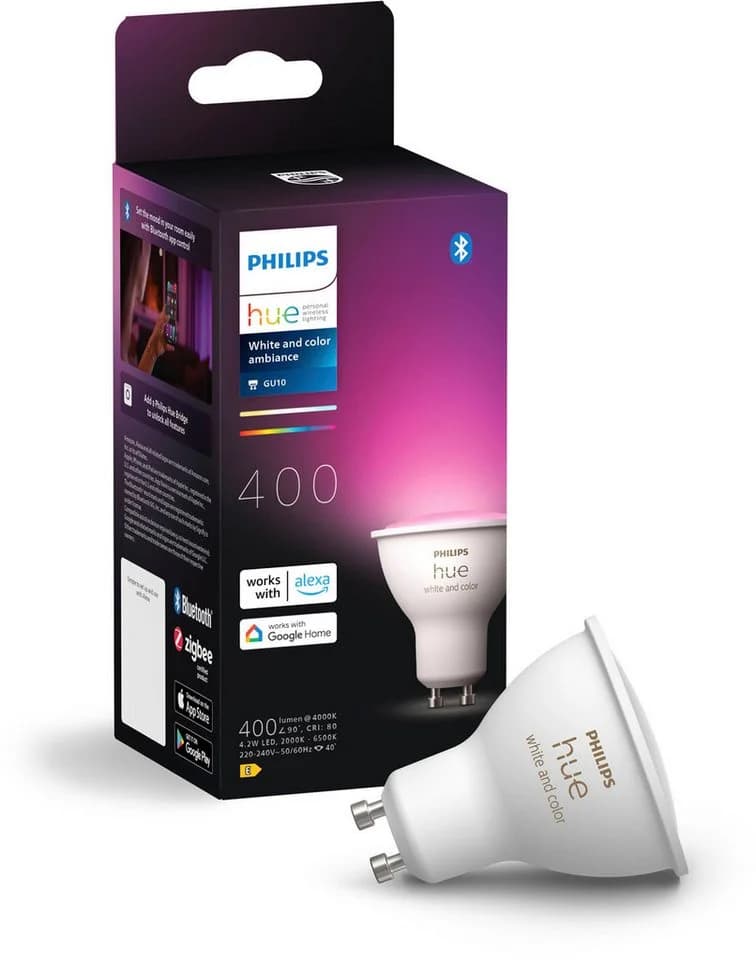 Philips Hue LED-Leuchtmittel White & Color Ambiance Spot 400 GU10 Farbwechsler - Bild 2