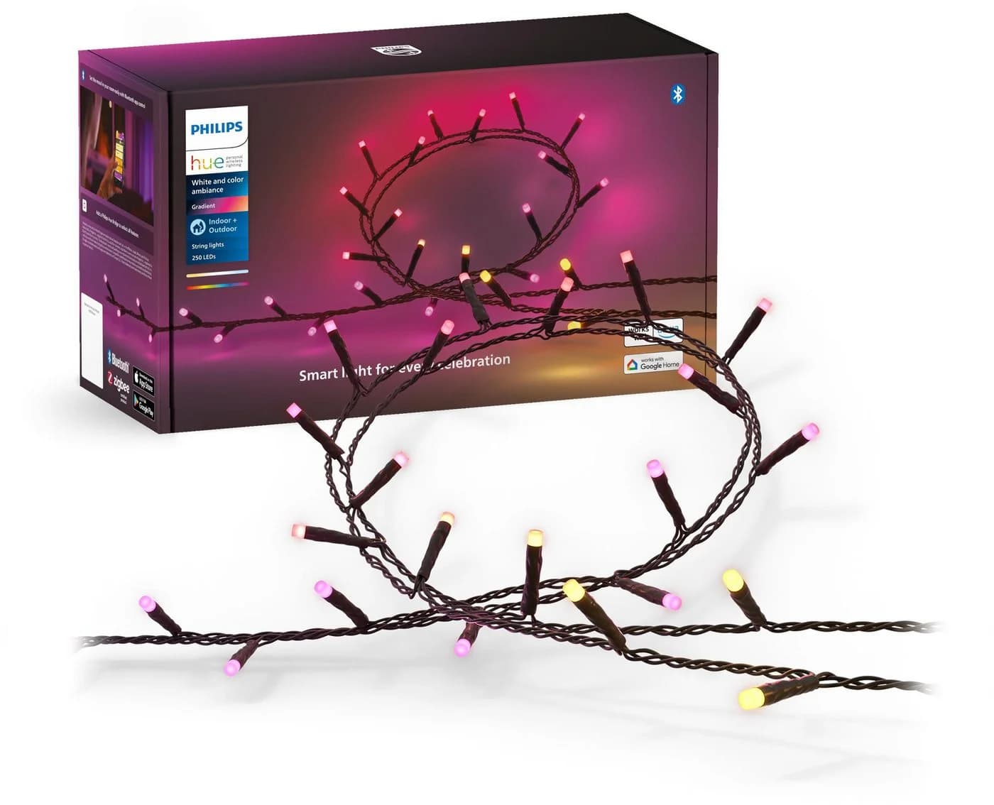 Philips Hue Lichterkette Festavia Schwarz Smart Home - Bild 2
