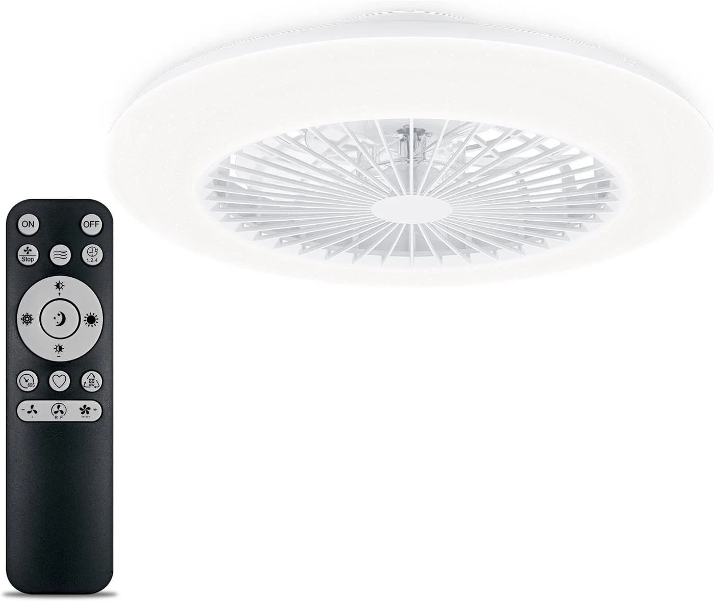 Philips LED Deckenleuchte Deckenventilator Amigo Weiß - Bild 2