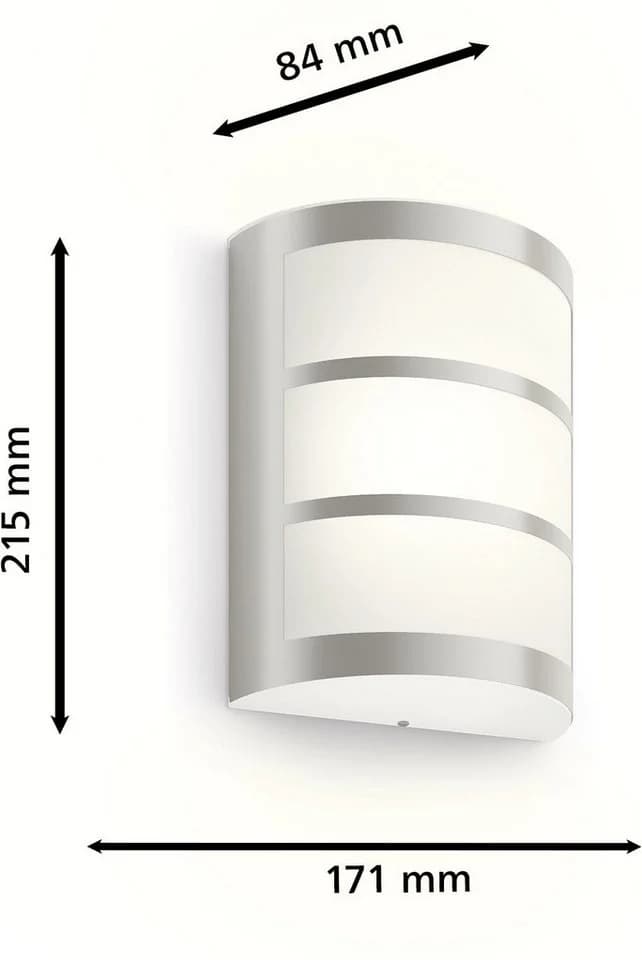 Philips LED-Außenwandleuchte Python UE Grau - Bild 5